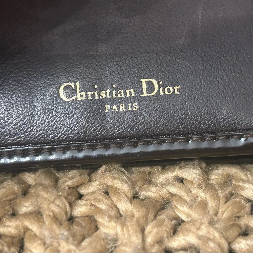 Dior Dark Brown Leather Wallet